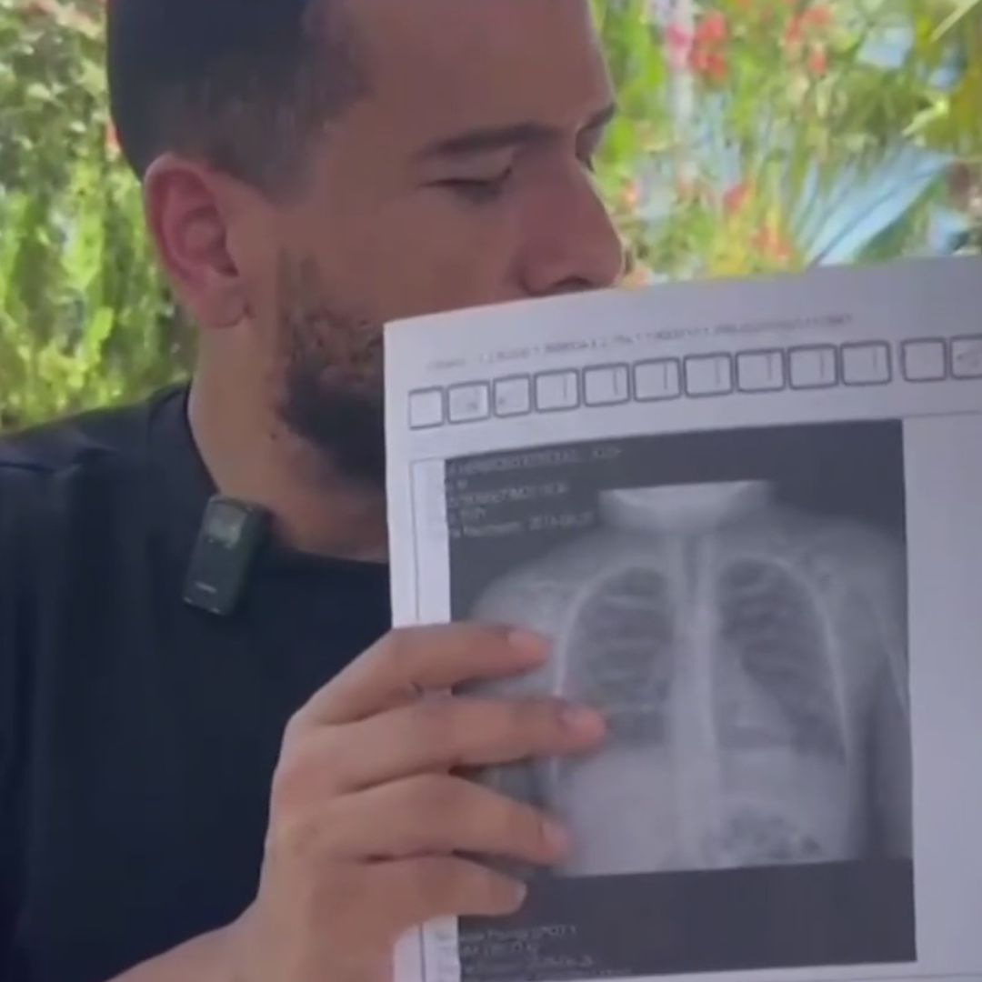 José Antonio Vera, migrante venezolano pide apoyo para regularizar su situación y poder atender a su hijo de una enfermedad cardiaca.